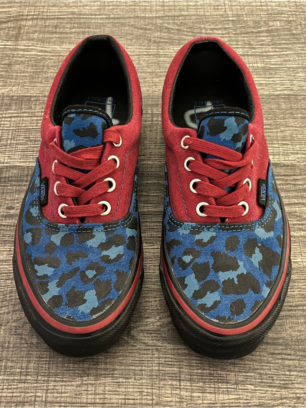 Vans Vault X Stray Rats OG Era LX Blue/Red Colors Women’s Size 6